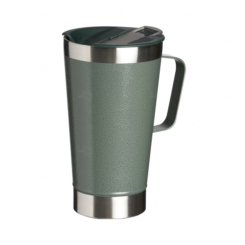 Caneca Térmica Personalizada Inox com Abridor - 500ml 