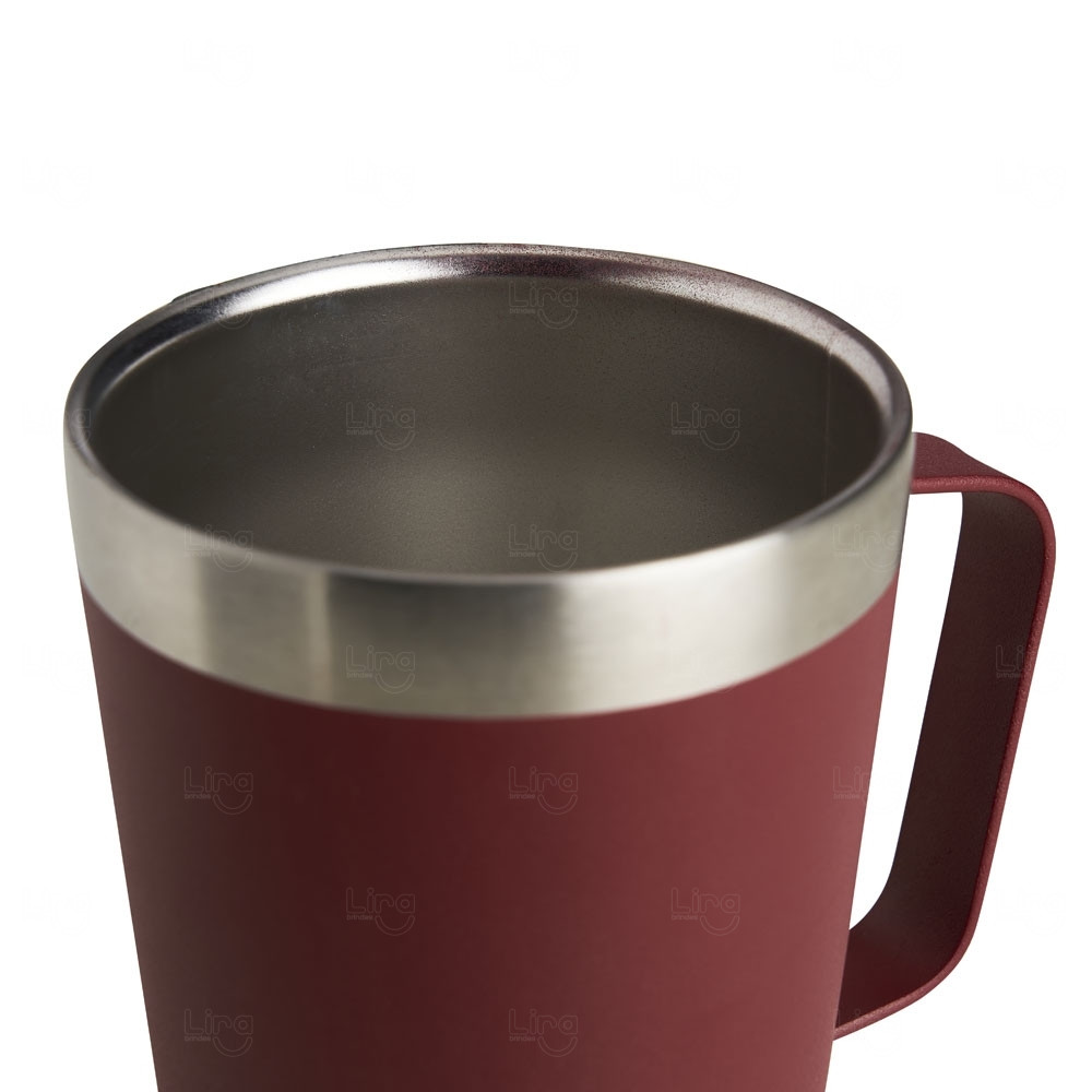 Caneca Térmica Personalizada Inox com Abridor - 500ml 