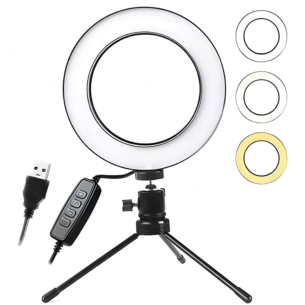 Ring Light Personalizado 6 Polegadas 