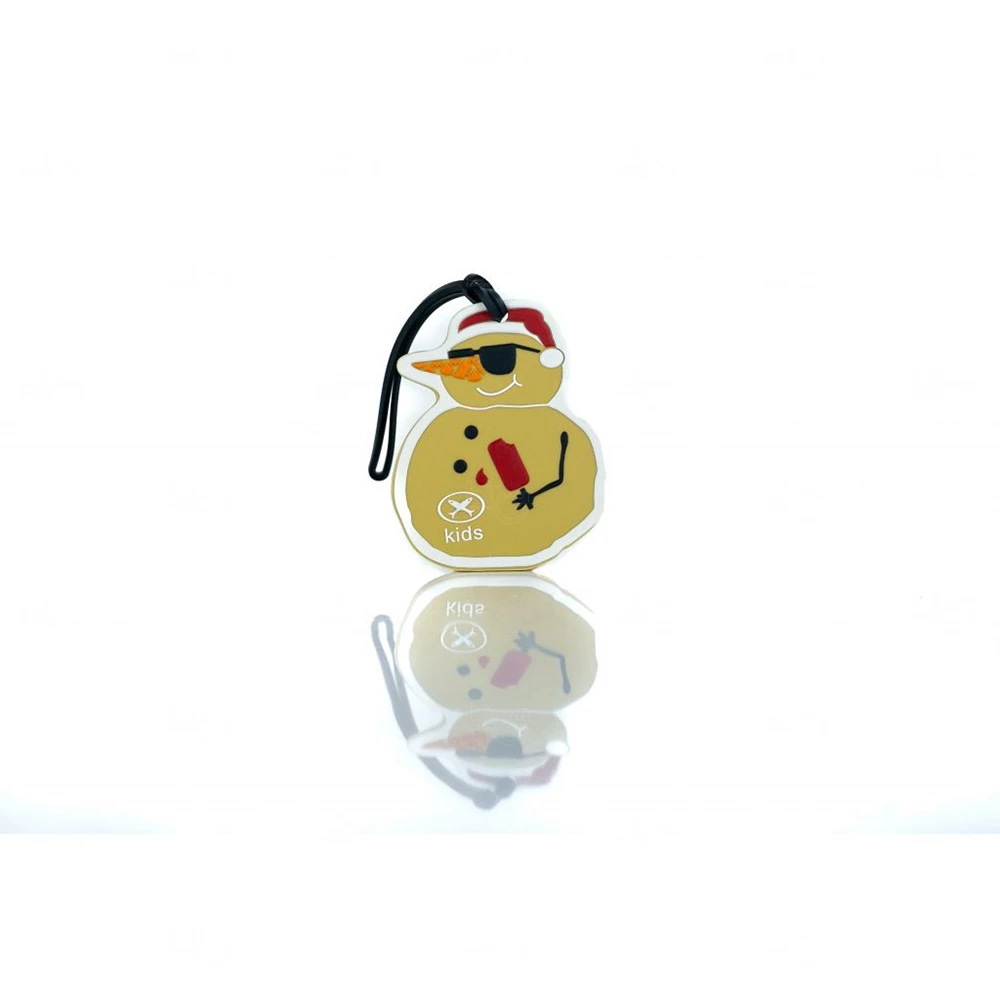 Tag de Mala Emborrachada Alto Relevo Personalizada - 9x6 cm 