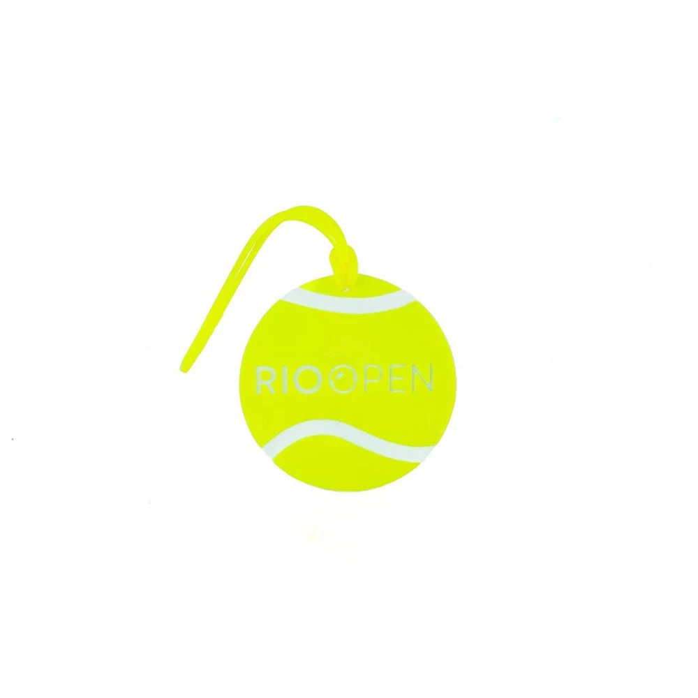 Tag de Mala Emborrachada Alto Relevo Personalizada - 9x6 cm 