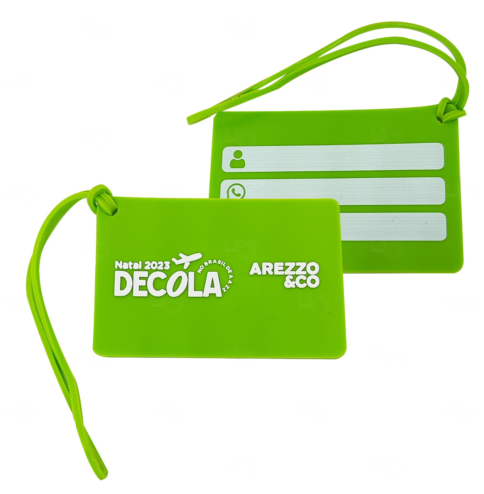 Tag de Mala Emborrachada Personalizada Digital 