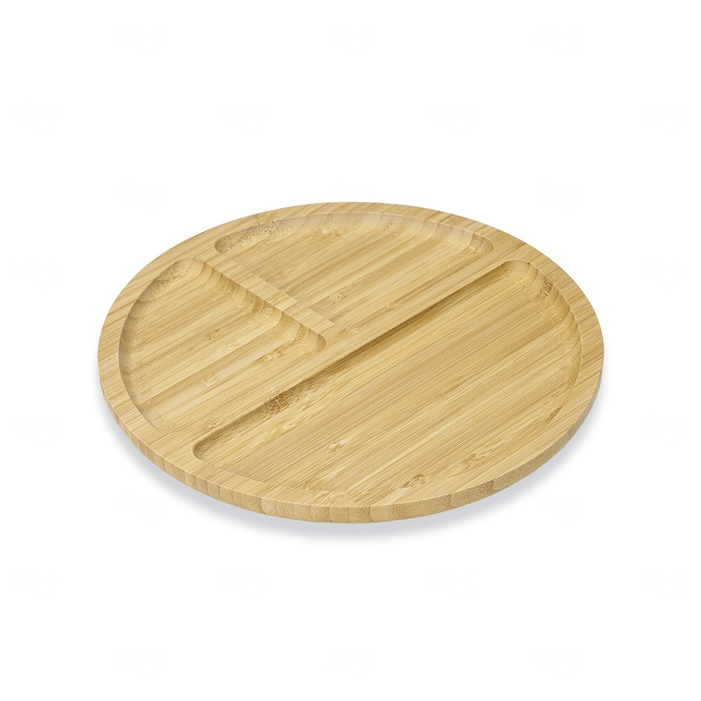 Petisqueira Média de  Bambu Personalizada 