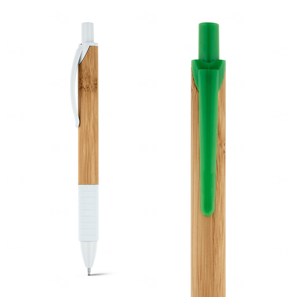 Caneta Esferográfica em Bambu Personalizada 