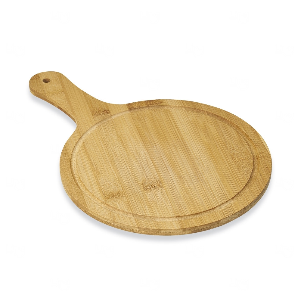 Tábua Redonda em Bambu Personalizada 