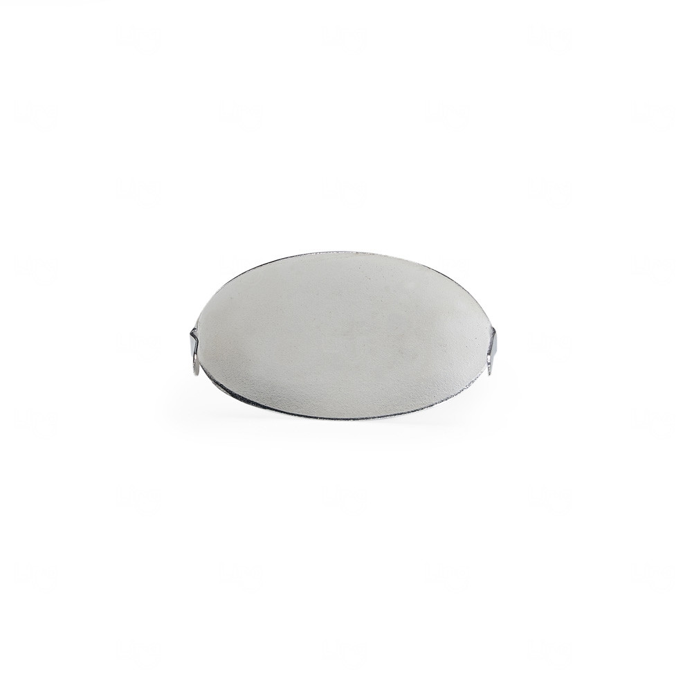 Plaquinha Metálica Oval Personalizada 