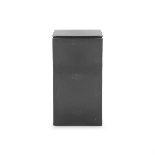 Galheteiro de Vidro Duplo Personalizado Preto