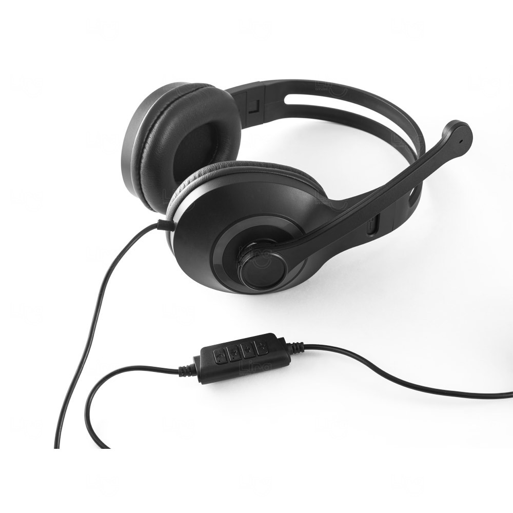 Headset com Microfone e Controle de Volume Personalizado 