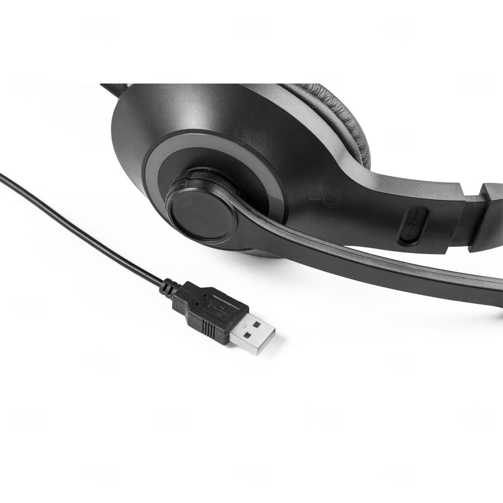 Headset com Microfone e Controle de Volume Personalizado 