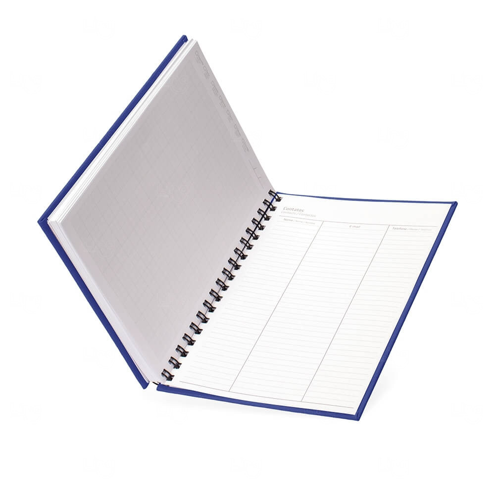 Caderno Emborrachado Personalizado - 23 x 17,5 cm 