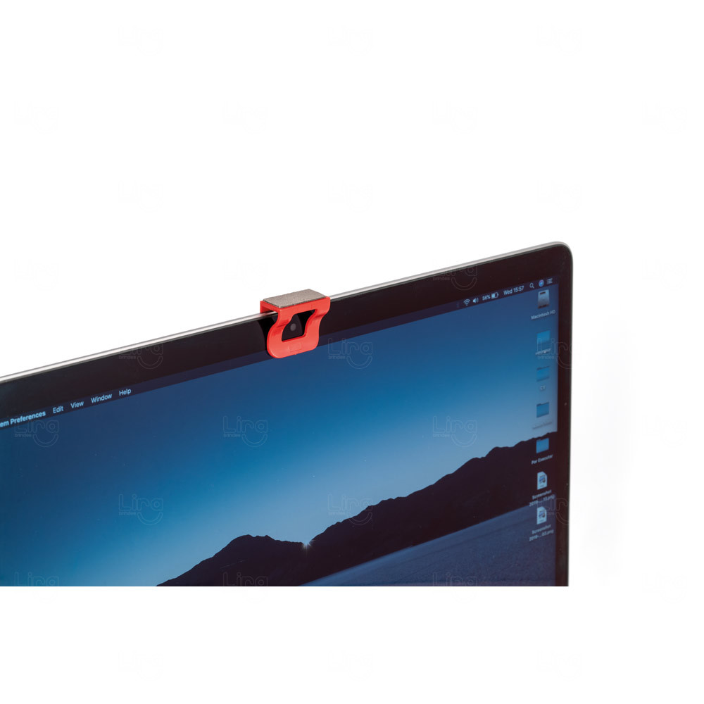 Protetor de Webcam com Limpador Personalizado 