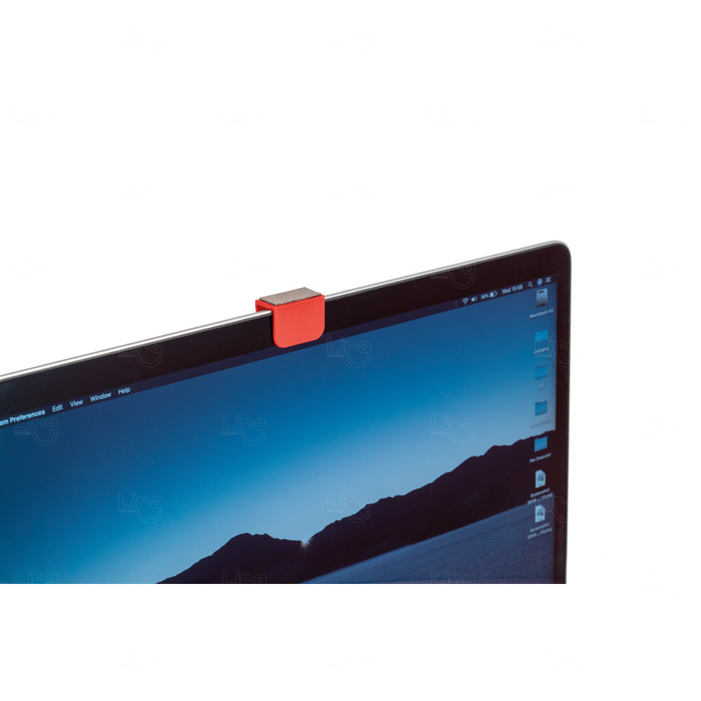 Protetor de Webcam com Limpador Personalizado 