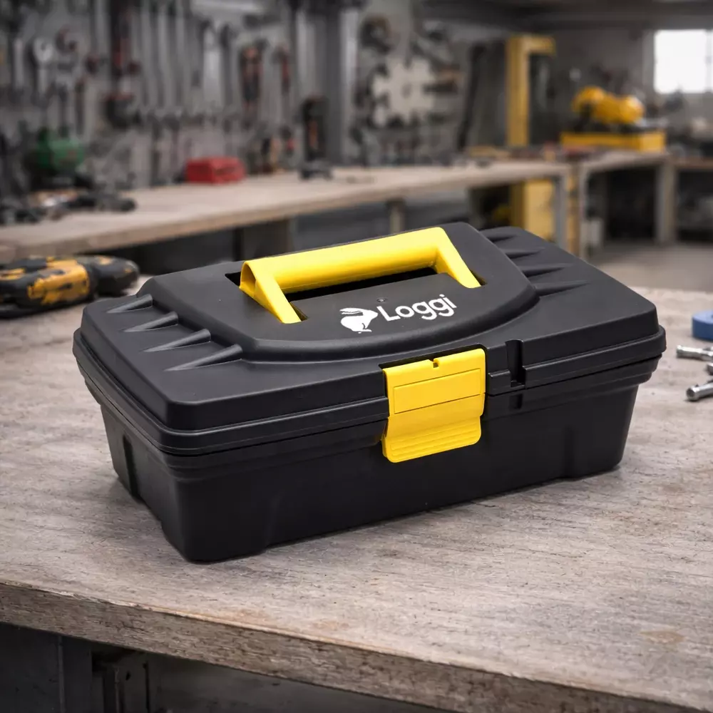 Caixa para Ferramentas Plástica Personalizada - 30x15x11 cm 
