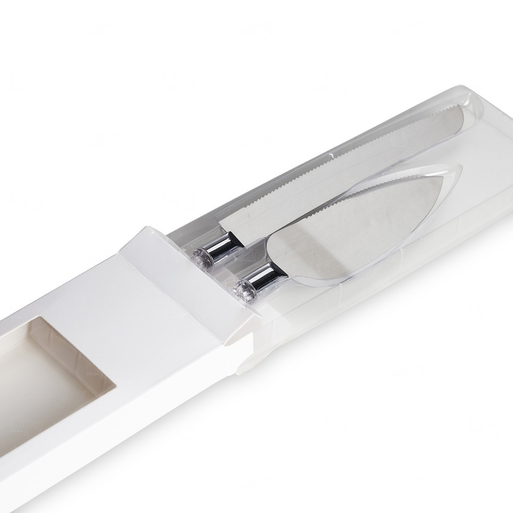 Kit Faca e Espátula Inox Personalizado 