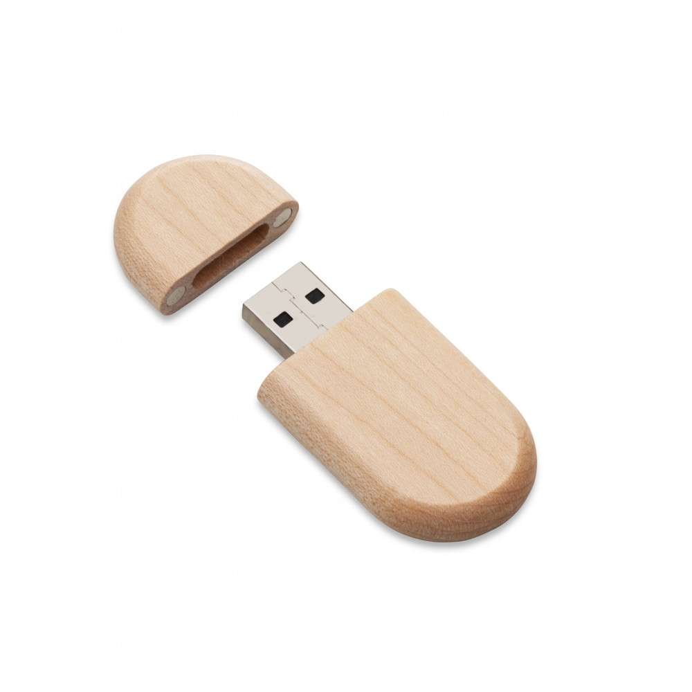 Pen Drive Ecológico Personalizado OVAL - 8GB 