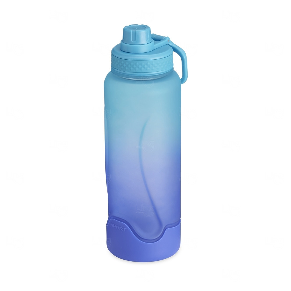 Squeeze Personalizada de Plástico - 1,1L Azul Claro