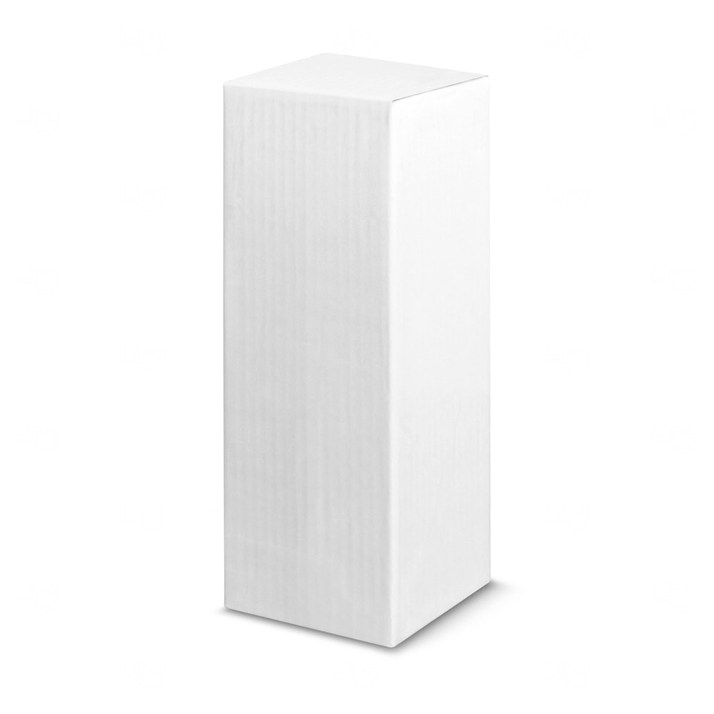Caixa Branca Lisa Personalizada - 21,5 x 7 cm 