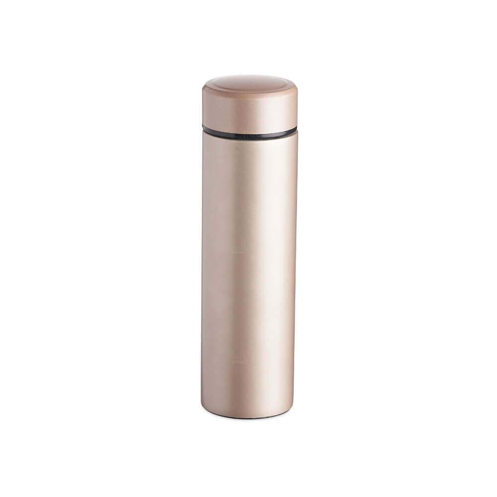 Garrafa Térmica Inox 500ml com Infusor Personalizada Champagne