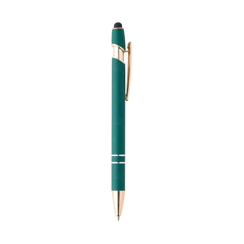 Caneta Metálica Touch Emborrachada Personalizada 