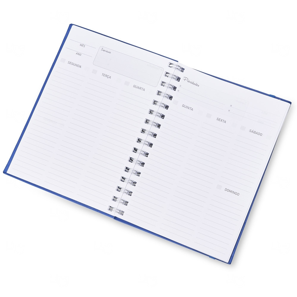 Caderno Planner Anual Personalizado - 21 x 15,8 cm 