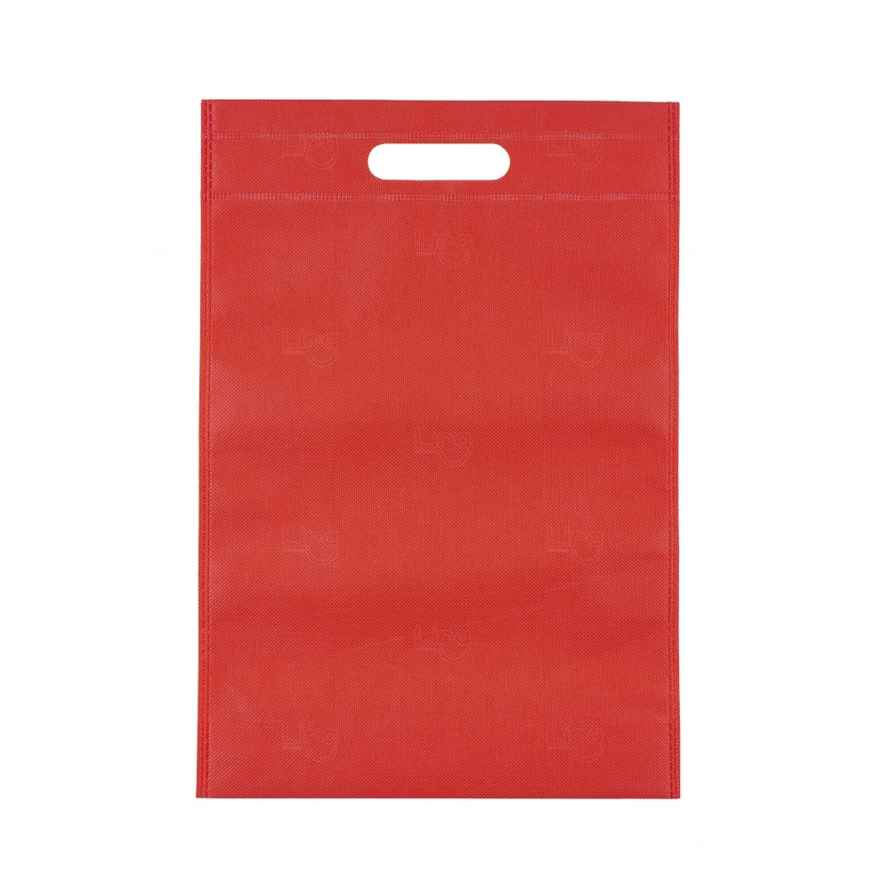 Sacola de TNT Personalizada Sem Alça - 35 x 24,8 cm Vermelho