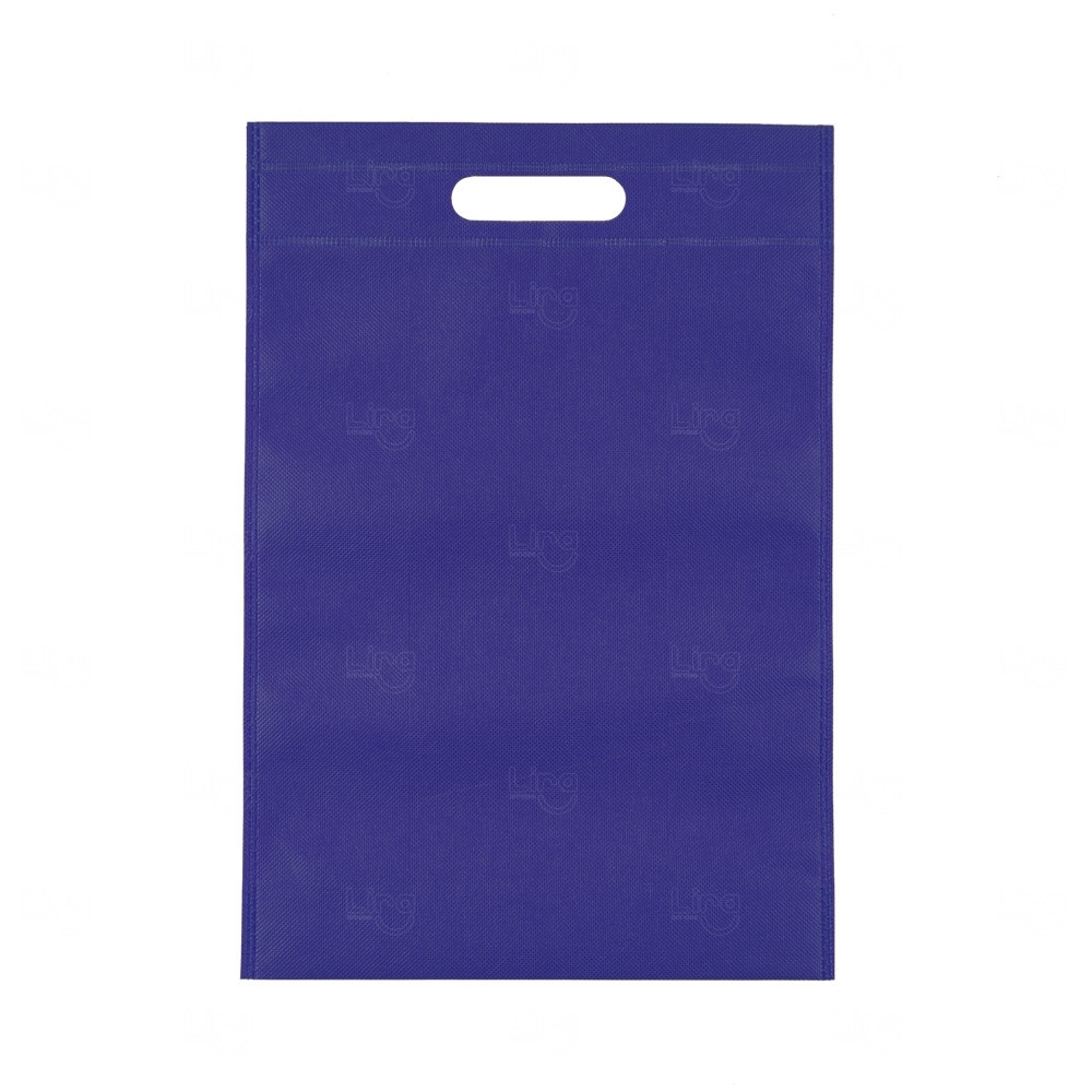 Sacola de TNT Personalizada Sem Alça - 35 x 24,8 cm Azul Escuro