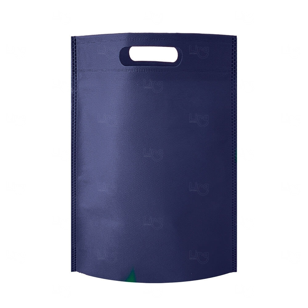 Sacola TNT Sem Alça Personalizada - 35 x 24,8 cm Azul Escuro