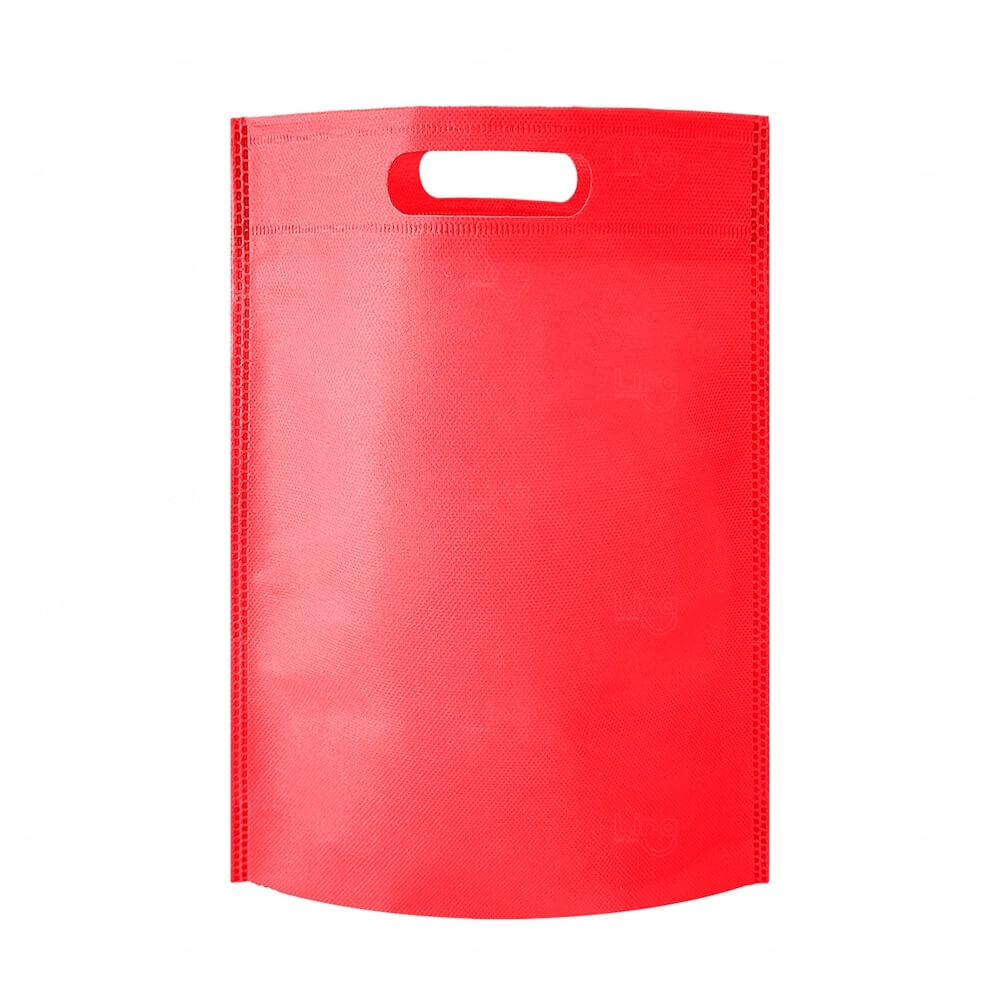 Sacola TNT Sem Alça Personalizada - 35 x 24,8 cm Vermelho