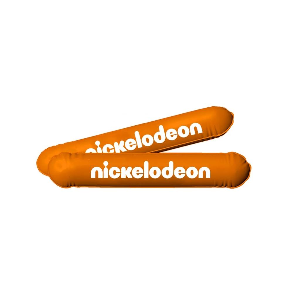 Bastão Inflável de Torcida Personalizado - 48 x 8 cm Laranja