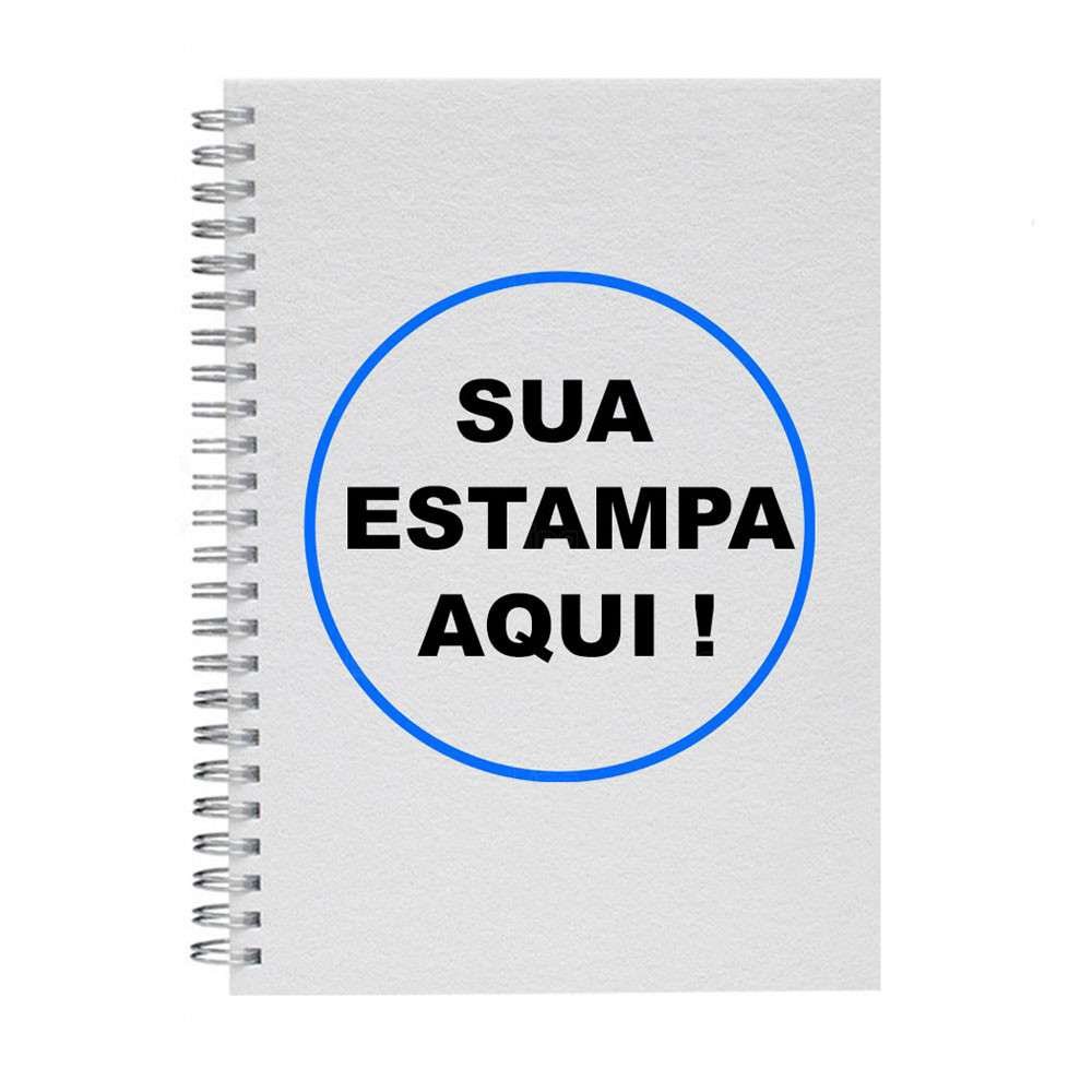 Caderno  Confeccionado do zero  100% Personalizado - 21 x 15 cm 