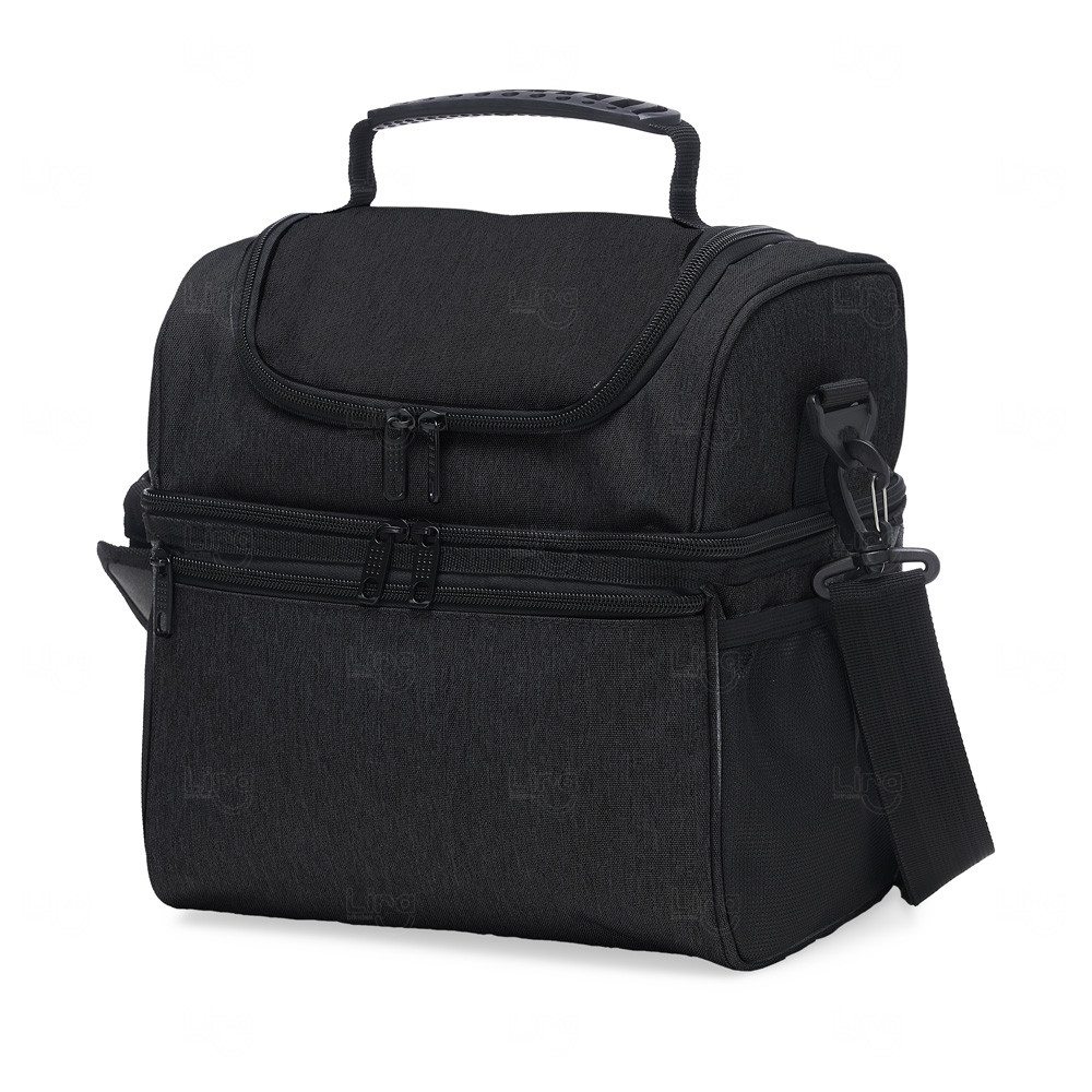 Bolsa Térmica Dupla Personalizada - 16L Preto