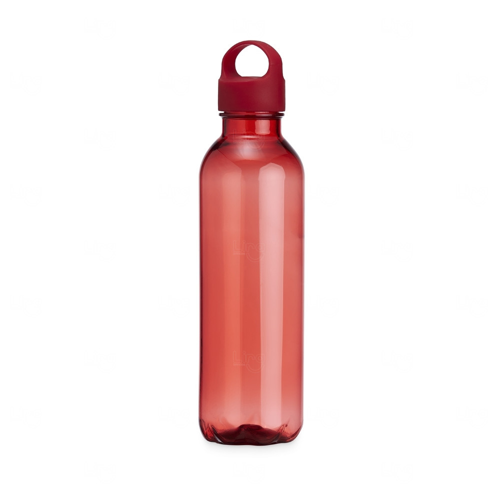 Garrafa Personalizada de Plástico - 650ml Vermelho