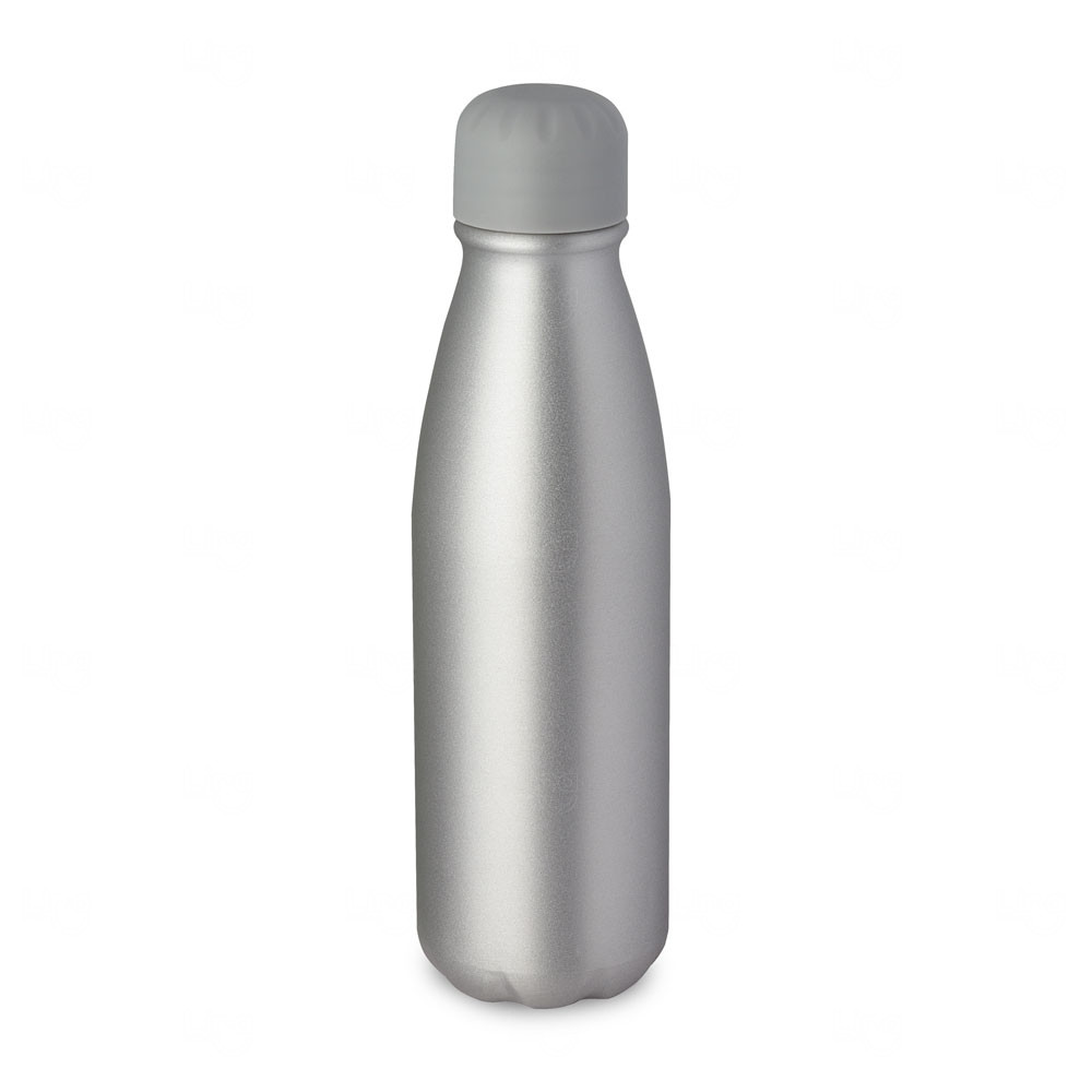 Garrafa Personalizada de Alumínio - 600ml Prata