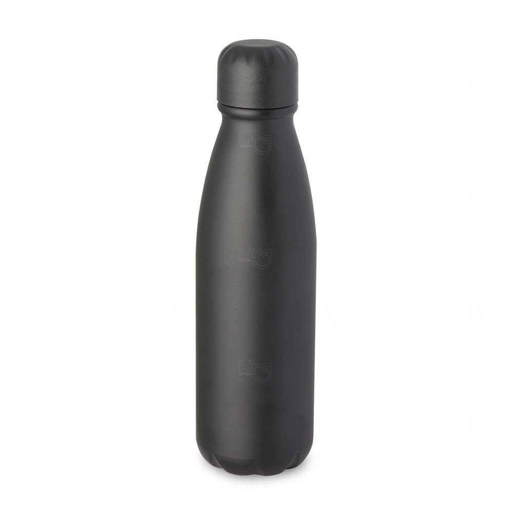 Garrafa Personalizada de Alumínio - 600ml Preto