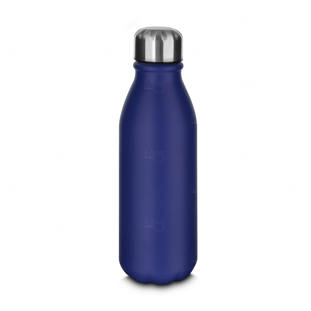 Garrafa Personalizada de Alumínio - 600ml Azul