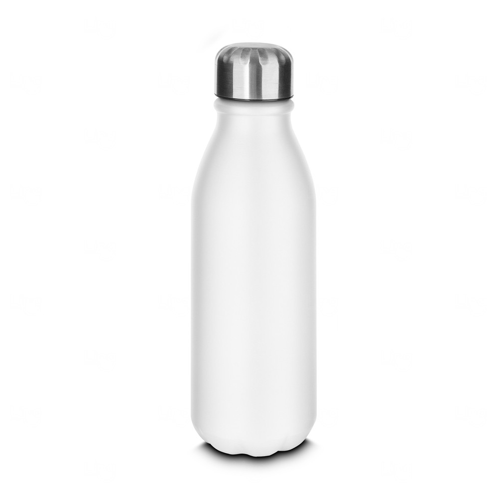 Garrafa Personalizada de Alumínio - 600ml Branco