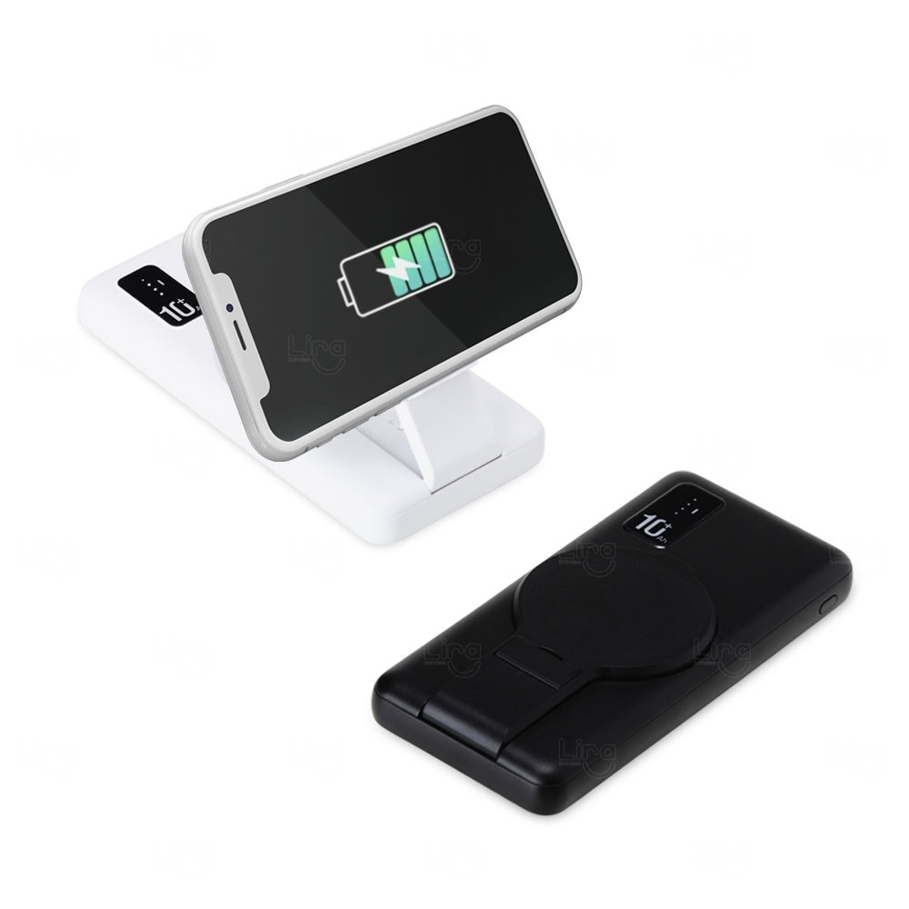 Power Bank  10.000 mAh Com Indicador Led Personalizado 