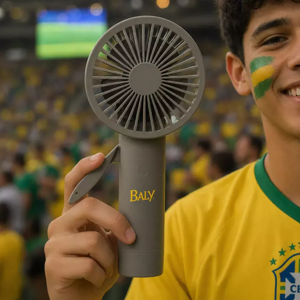 Mini Ventilador Manual Personalizado 