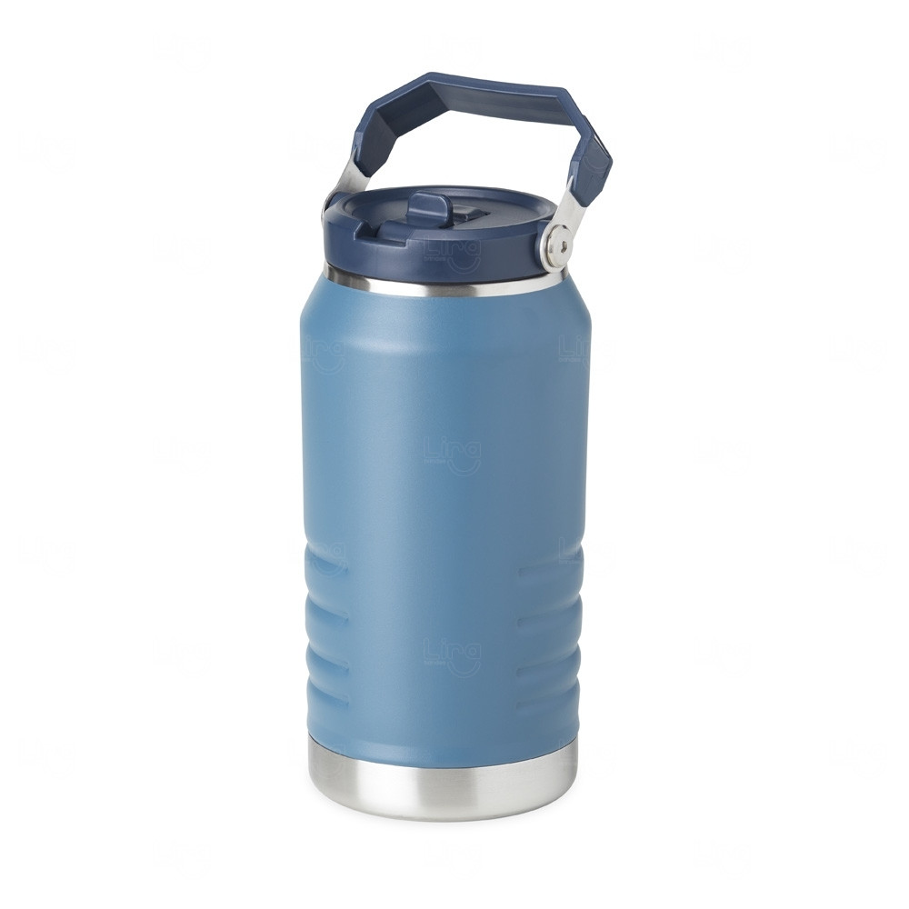 Garrafa Térmica Personalizada - 1,1L Azul