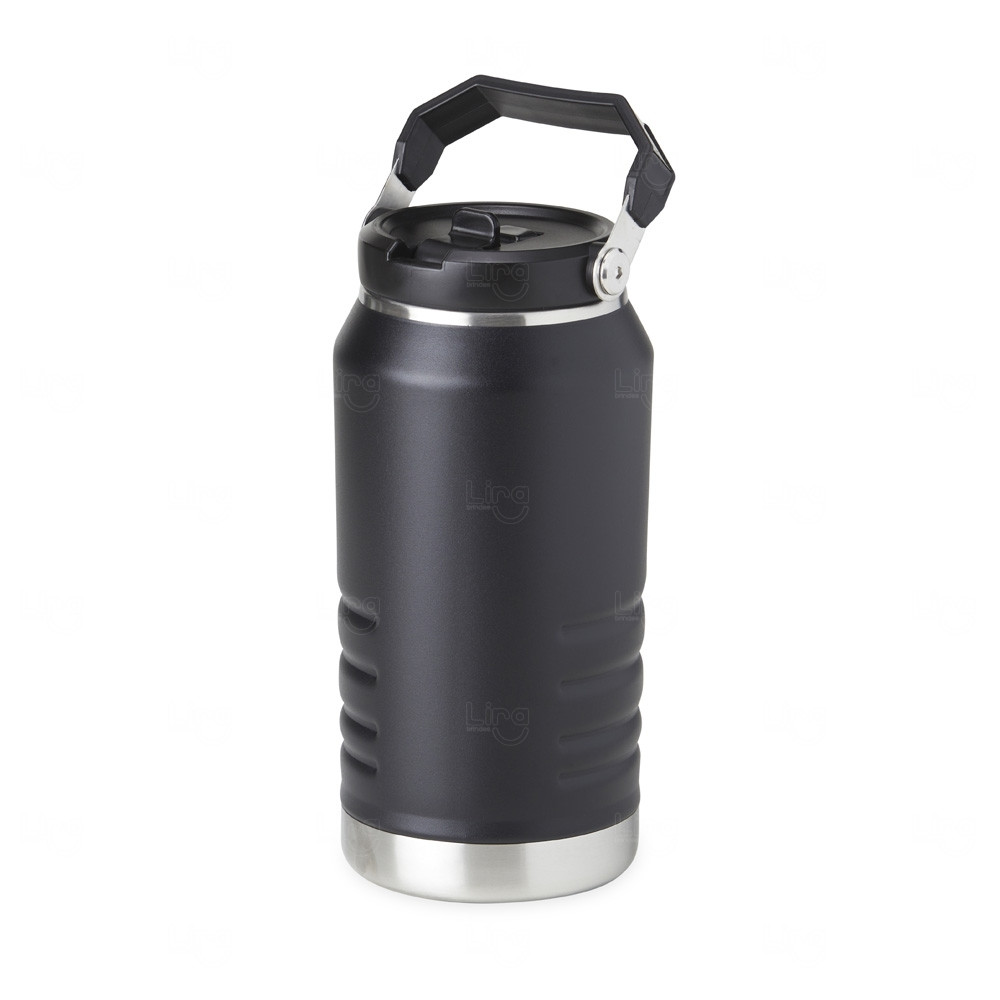 Garrafa Térmica Personalizada - 1,1L Preto