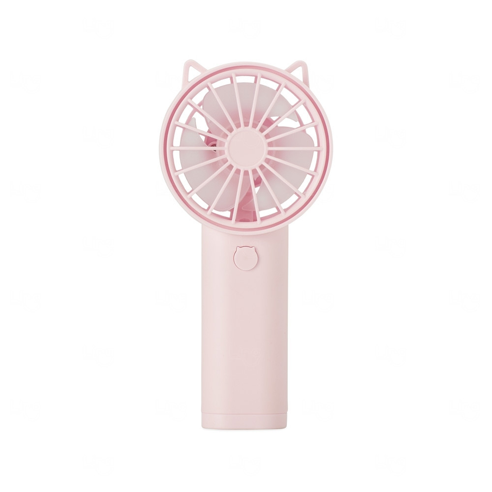 Mini Ventilador Elétrico Personalizado Rosa
