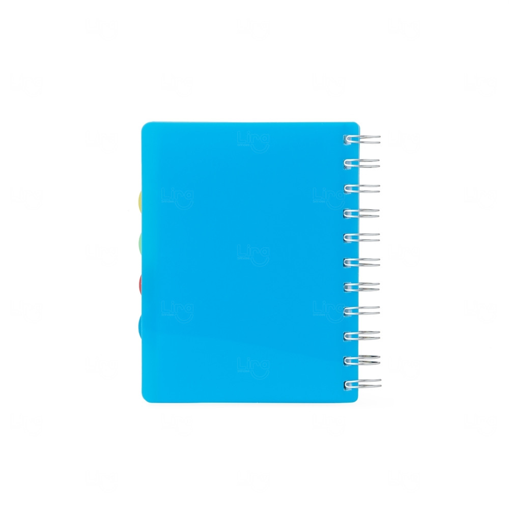 Caderno Personalizado Pequeno com Divisórias - 14,5 x 12,3 cm 