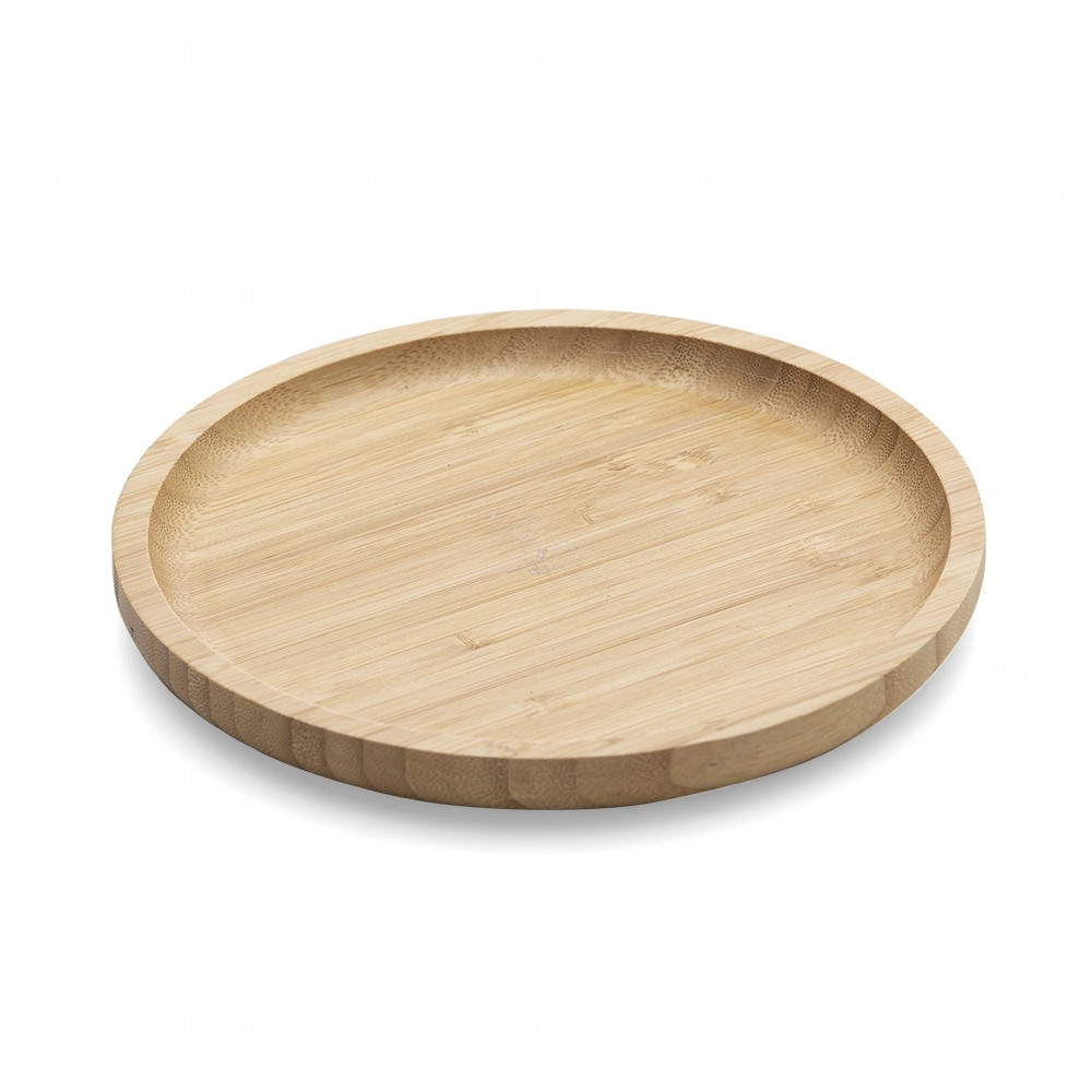 Petisqueira de Bambu 20 cm Personalizada Madeira