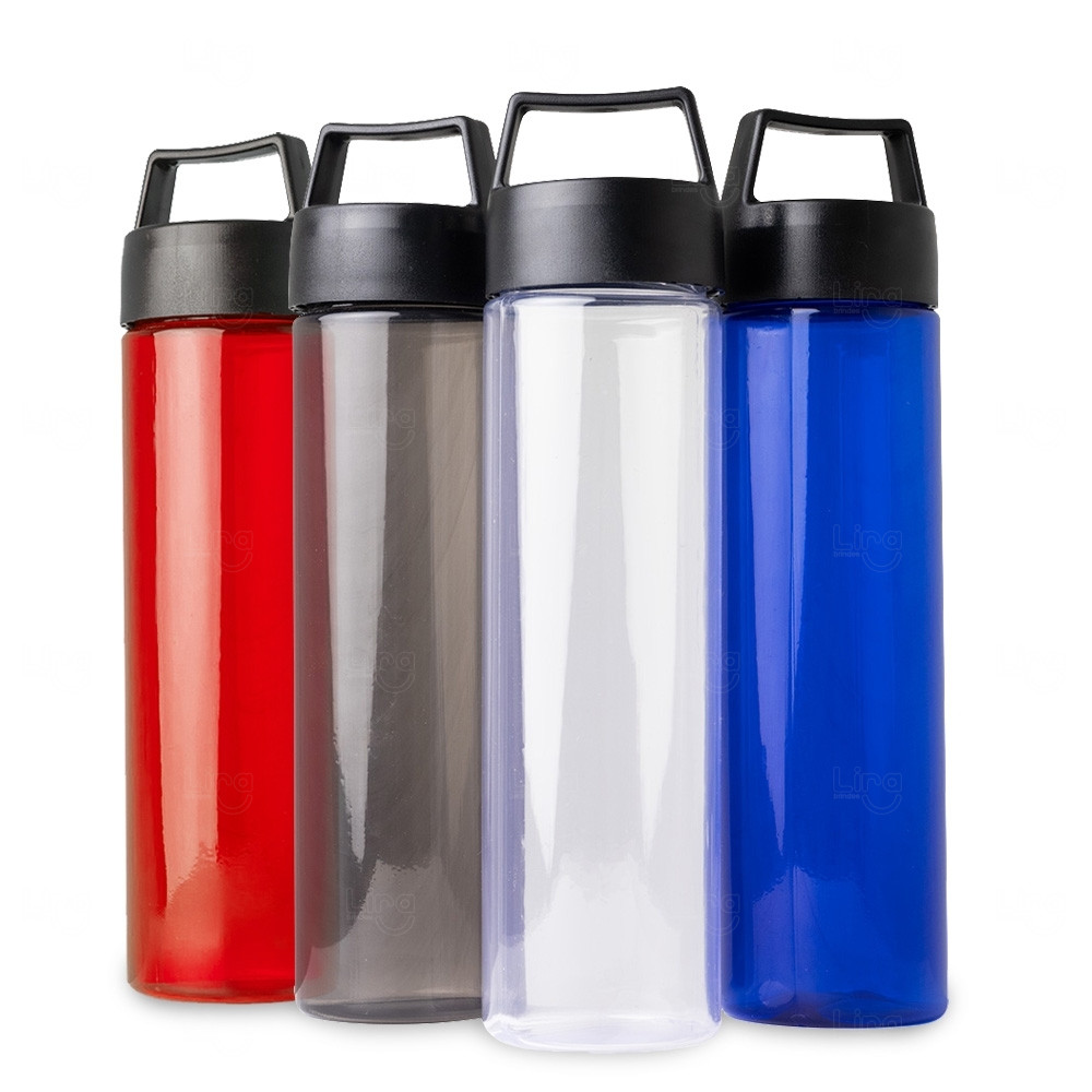 Garrafa Plástica Personalizada com Tampa Alça – 700ml 