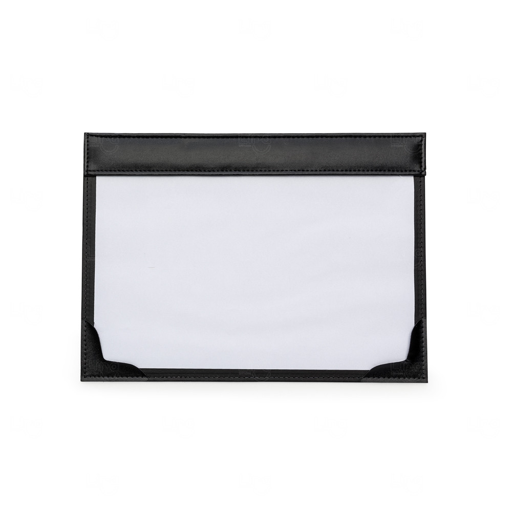 Risque Rabisque Couro Sintético Personalizado - 32 x 24 cm Preto