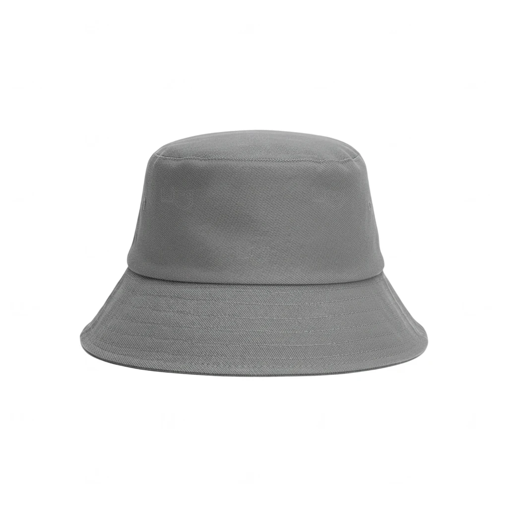 Chapéu Bucket Dupla Face Personalizado Cinza