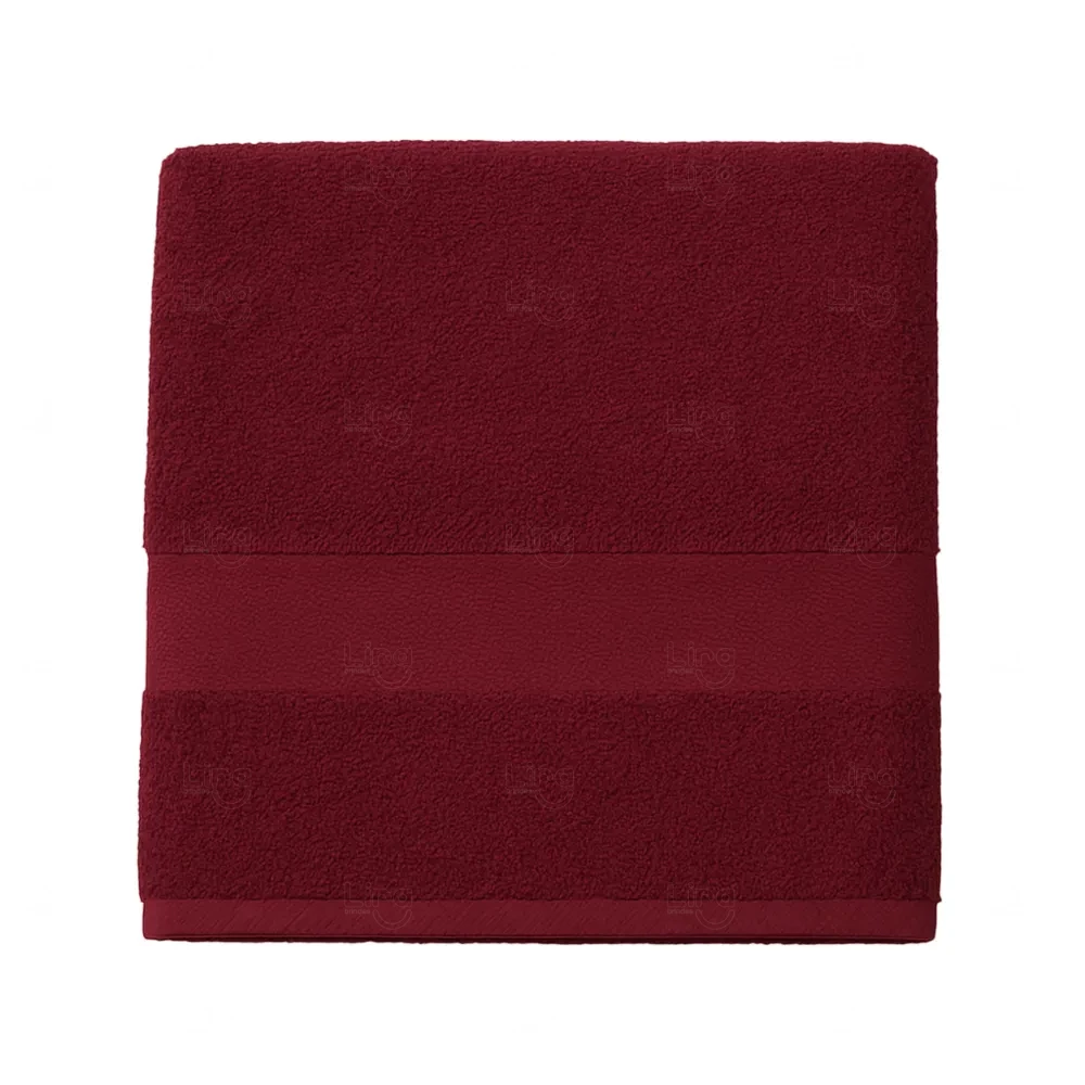 Toalha Fitness 100% Algodão Personalizada Vinho