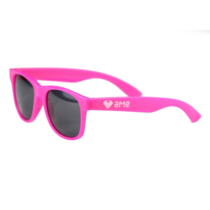 Óculos de Sol Colorido Personalizado Rosa