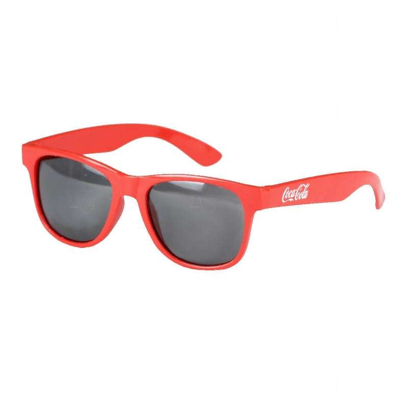 Óculos de Sol Colorido Personalizado Vermelho