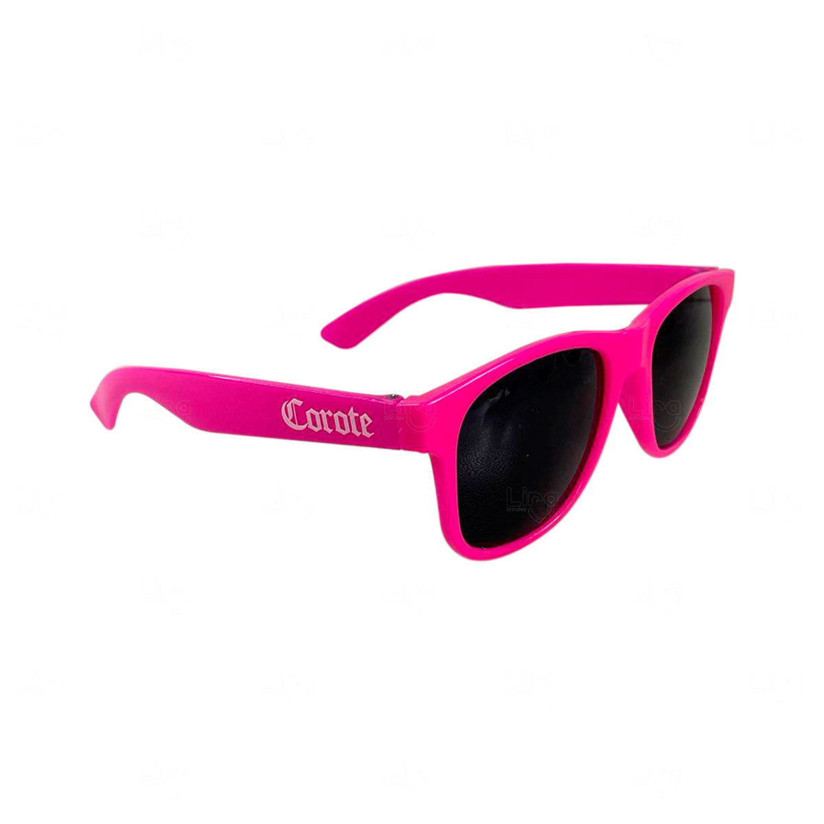 Óculos de Sol Colorido Personalizado Rosa Escuro